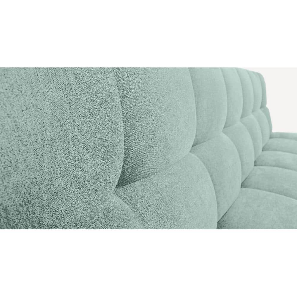 Ofra 3 Seater Sofa Cum Bed In Baby Blue Color