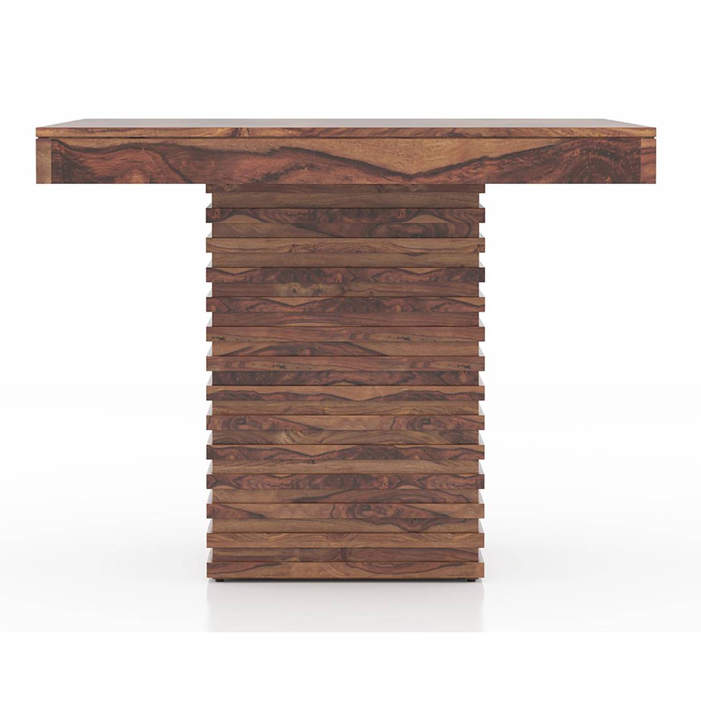 Julian 4 Seater Dining Table In Teak Finish