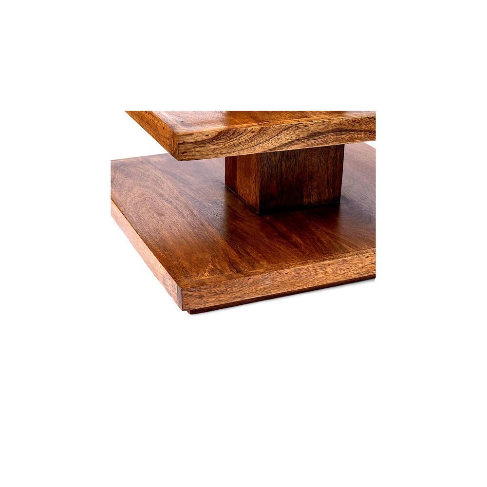Thames Sheesham Wood Coffee Table In Teak Finish