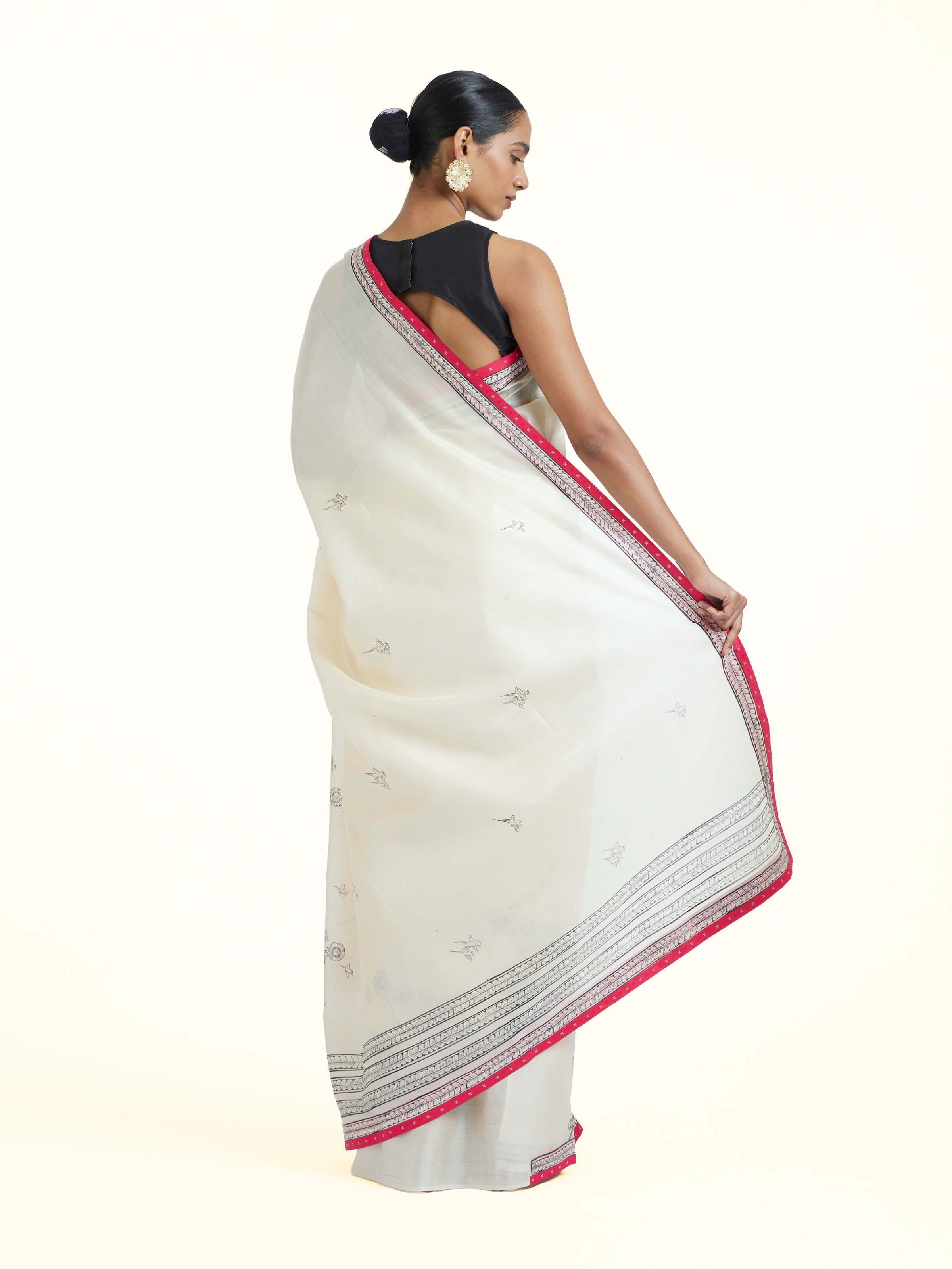 Natural Odisha Pattachitra Tussar Saree