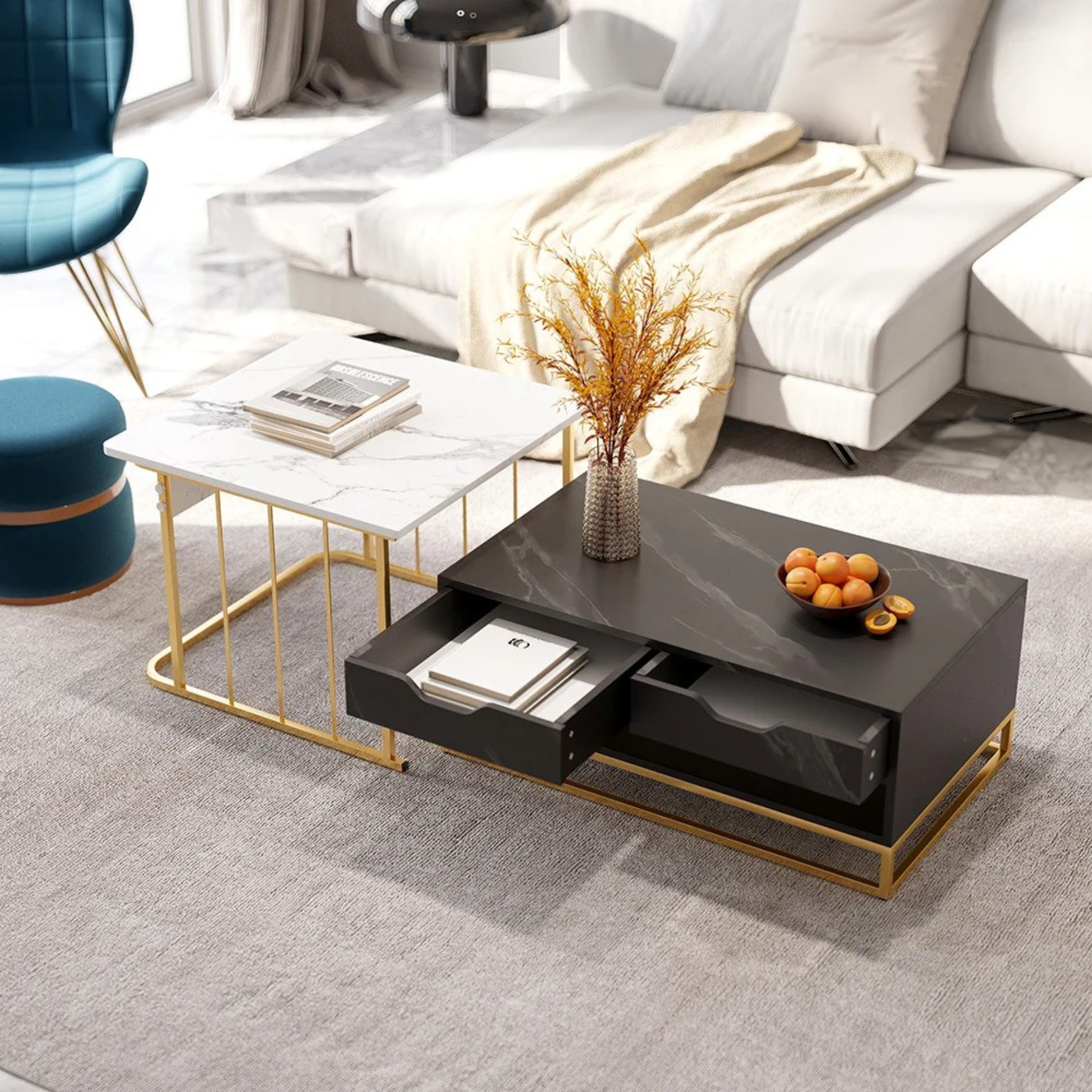 Sleek & Stackable Nesting Tables - Handicrafts Town