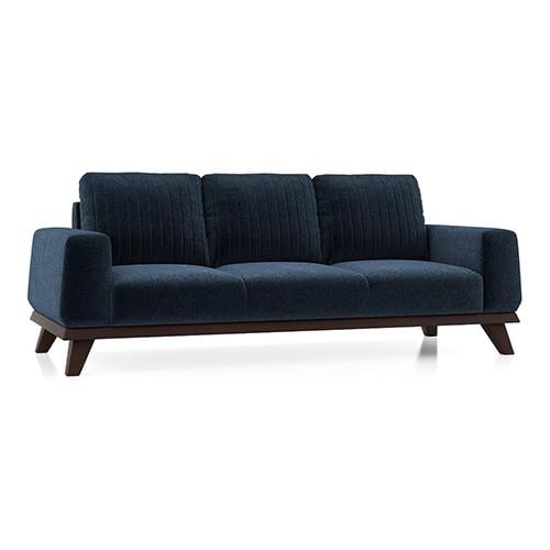 Granada Premium 3 Seater Fabric Sofa in Cobalt Colour