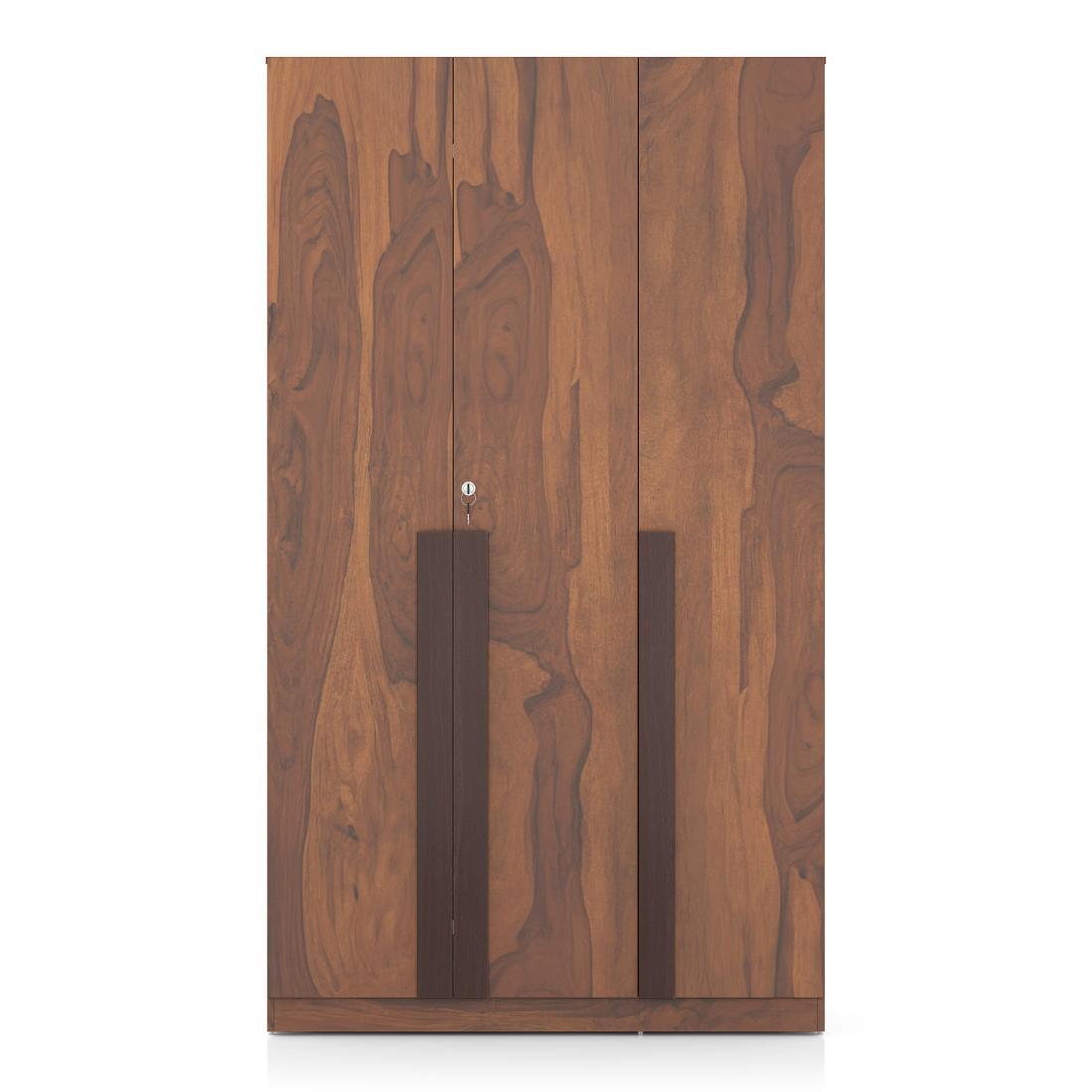 Rodrigues 3 Door Wardrobe in Sheesham Paper Finish