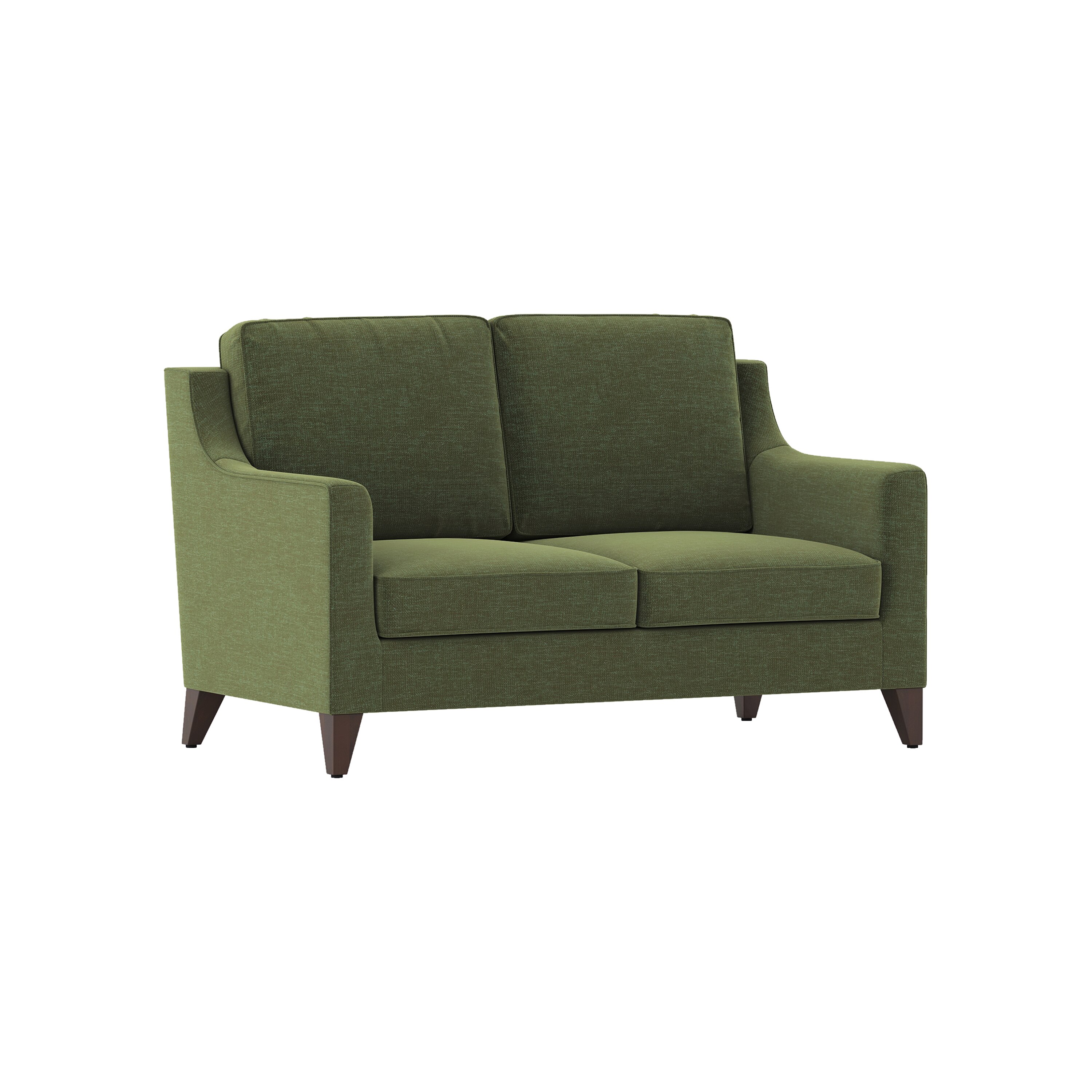 Abbey Sofa (Colour : Moss Green, Cushion : Soft, Seating Capacity : 2 Seater)