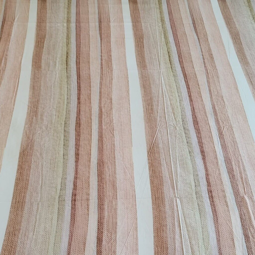 Multicolor Abstract 400 TC Cotton Satin Flat Super King Bed Size Bedsheet With 2 Pilllow Covers  Threads