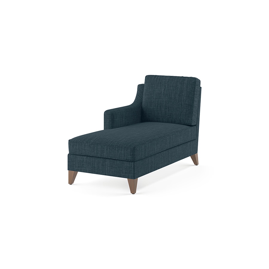 Abbey Sectional Sofa (Colour : Indigo Blue, Cushion : Hard, Seater : Left Aligned 3 Seater + Left Aligned Chaise)