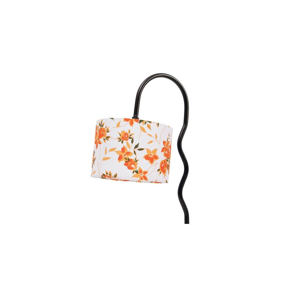 Multi cotton Zig Zag Curvy table lamp with Iron Base (SP36)