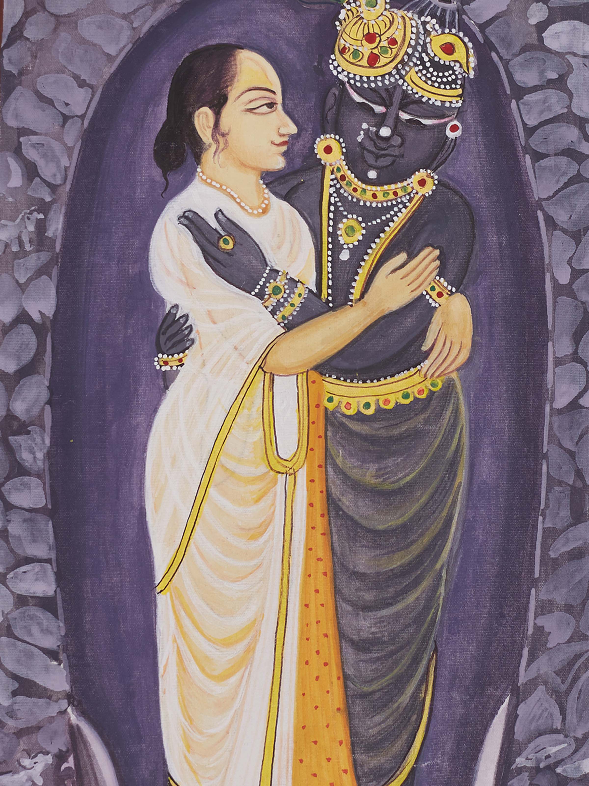 Shrinathji & Mahaprabhuji Miniature Painting