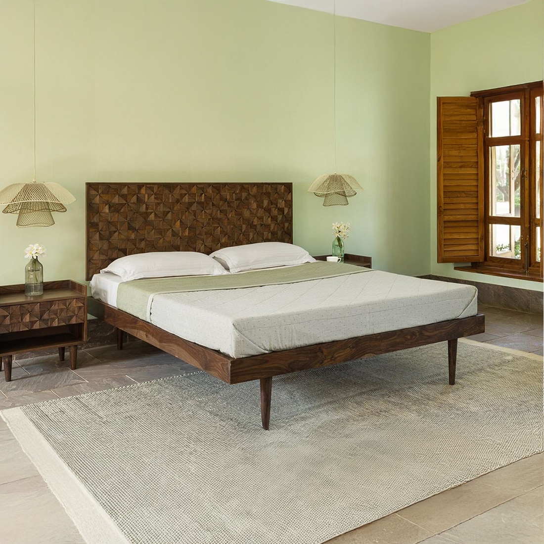 Bicasso Queen Bed Without Storage