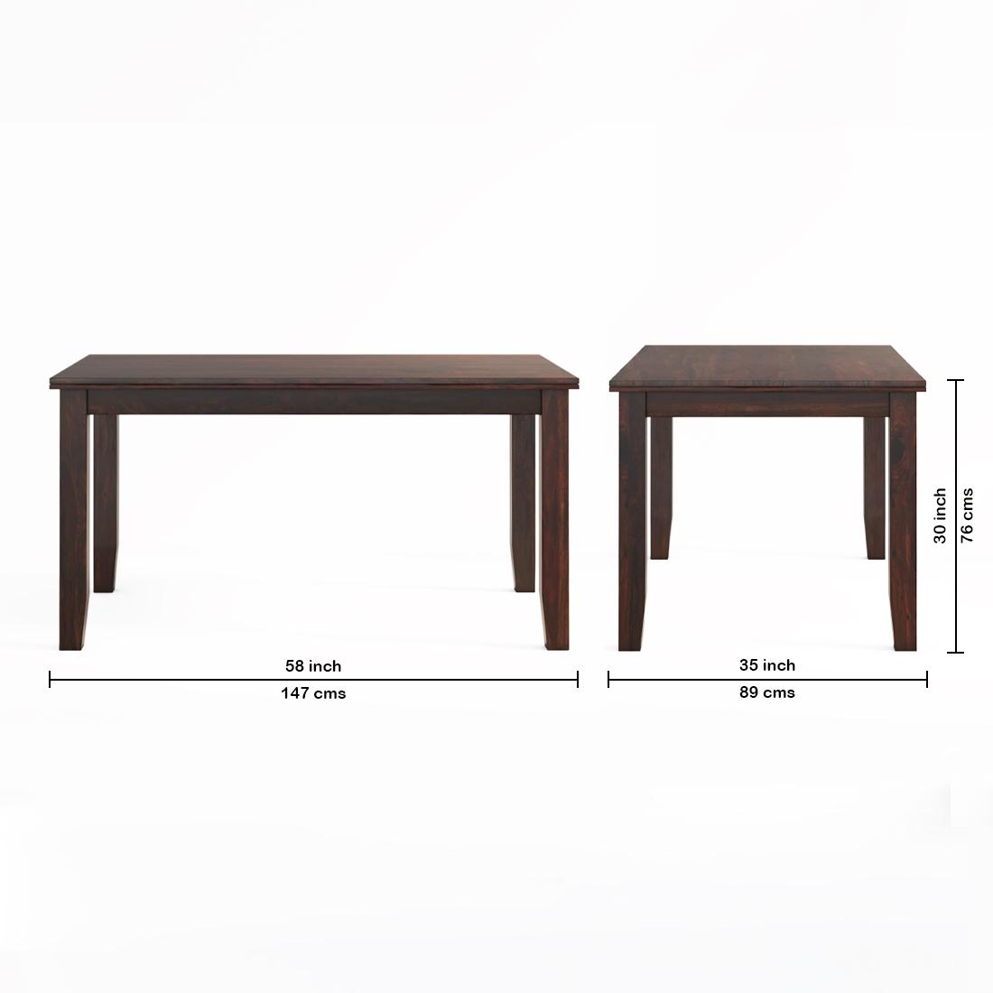 Wollman Six Seater Dining Set With Bench