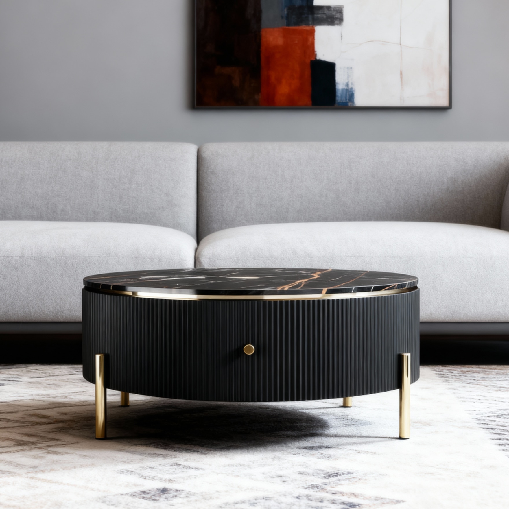 Belly Modern Black Table