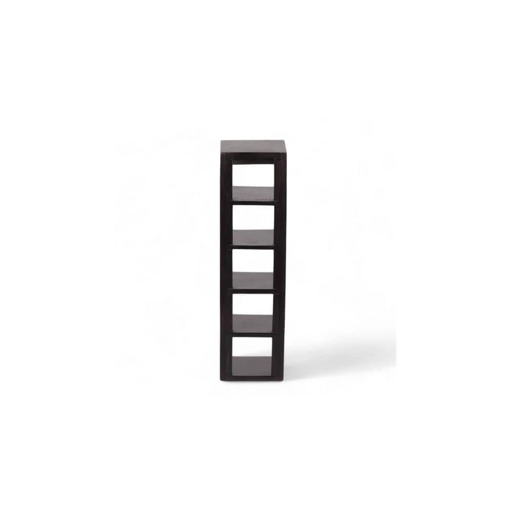 Wembley Sheesham Wood Wine Rack for 5 Bottles in Mahogany Finish