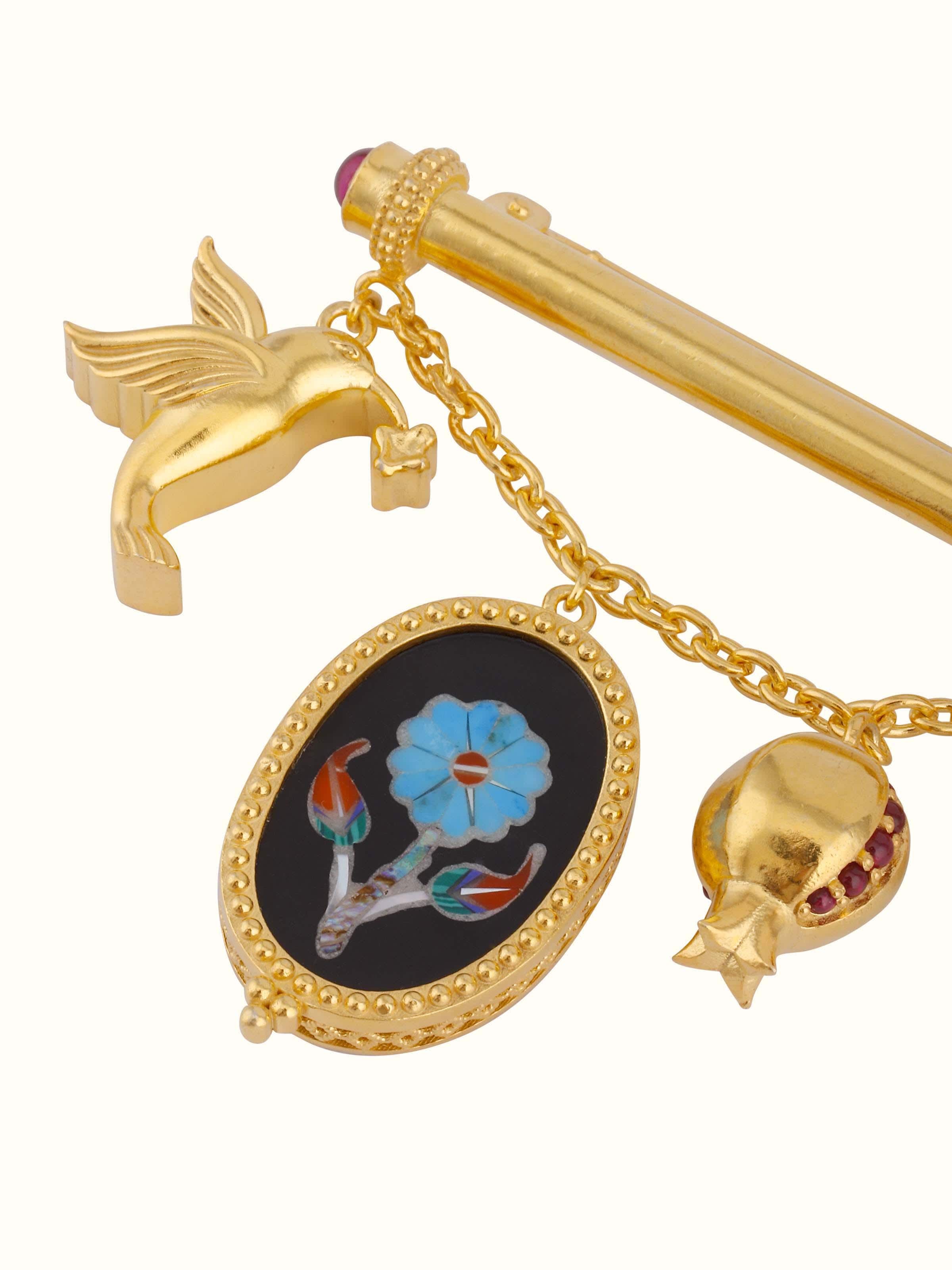 Parchinkari Silver Brooch Pin