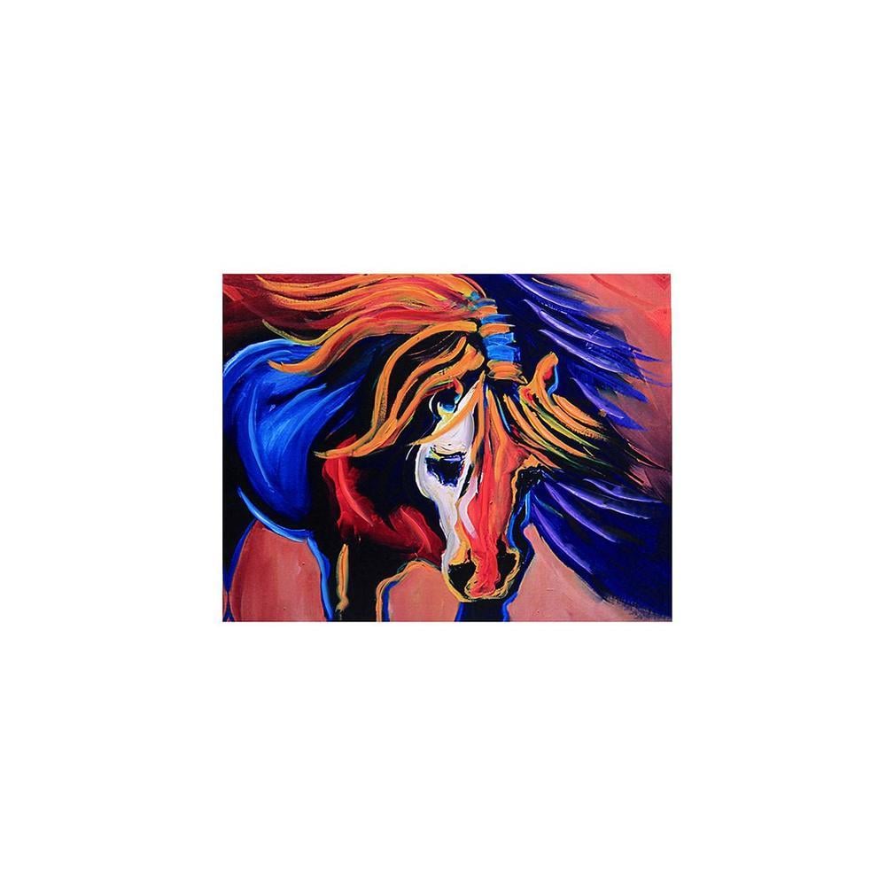 Multicolor Deep Shades Horse Canvas Painting