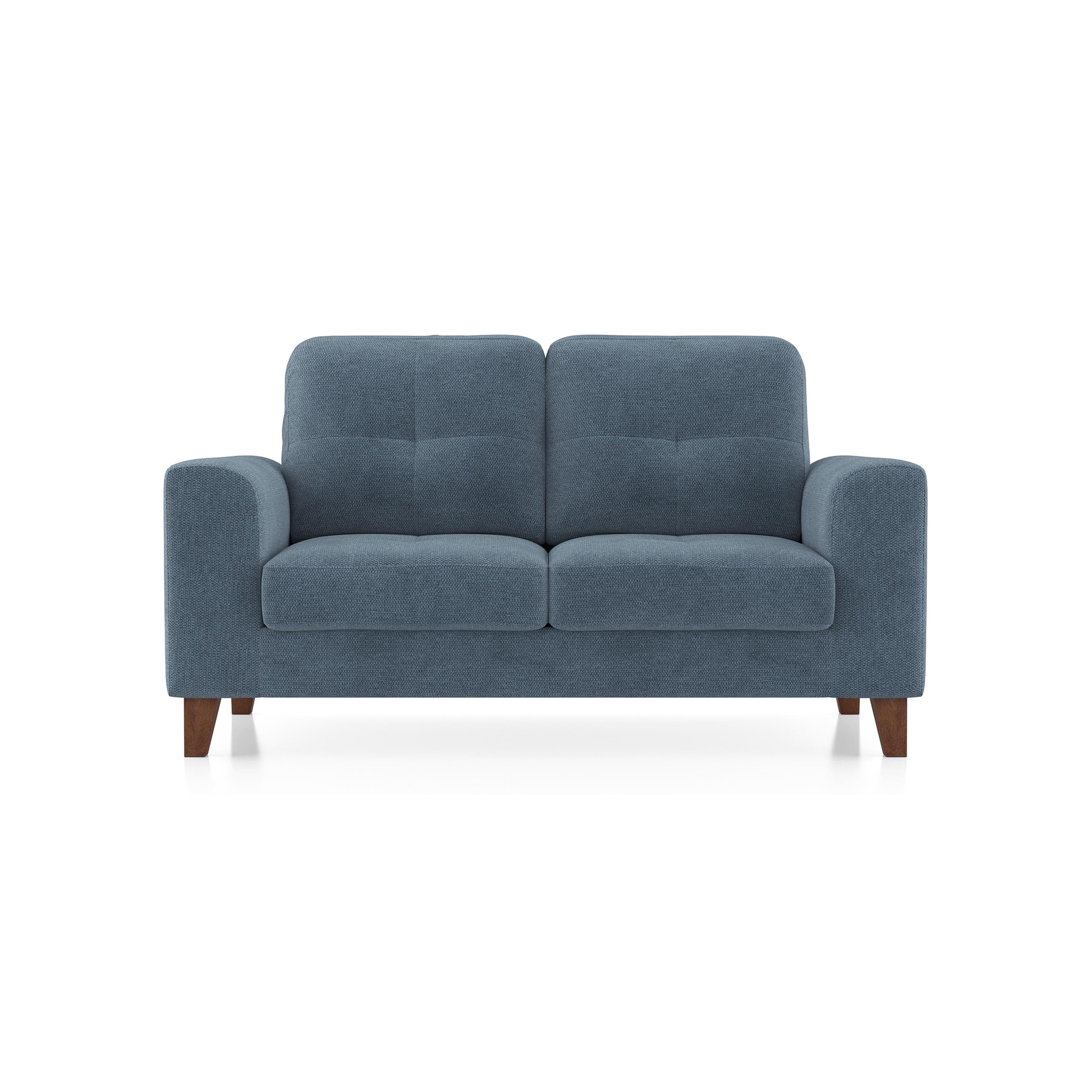 Verona Essential 2 Seater Fabric Sofa In Ocean Weave