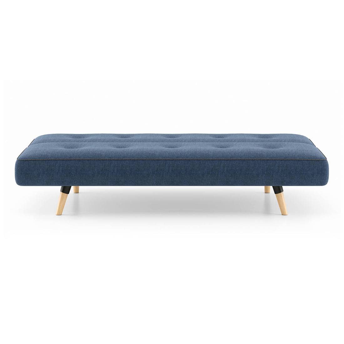 Zehnloch 3 Seater Click Clack Sofa cum Bed In Midnight Indigo Blue Colour