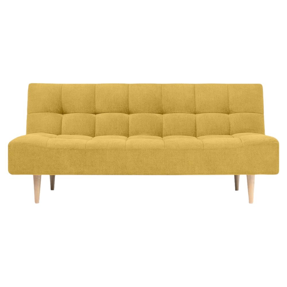 Ofra 3 Seater Sofa Cum Bed In Yellow Color