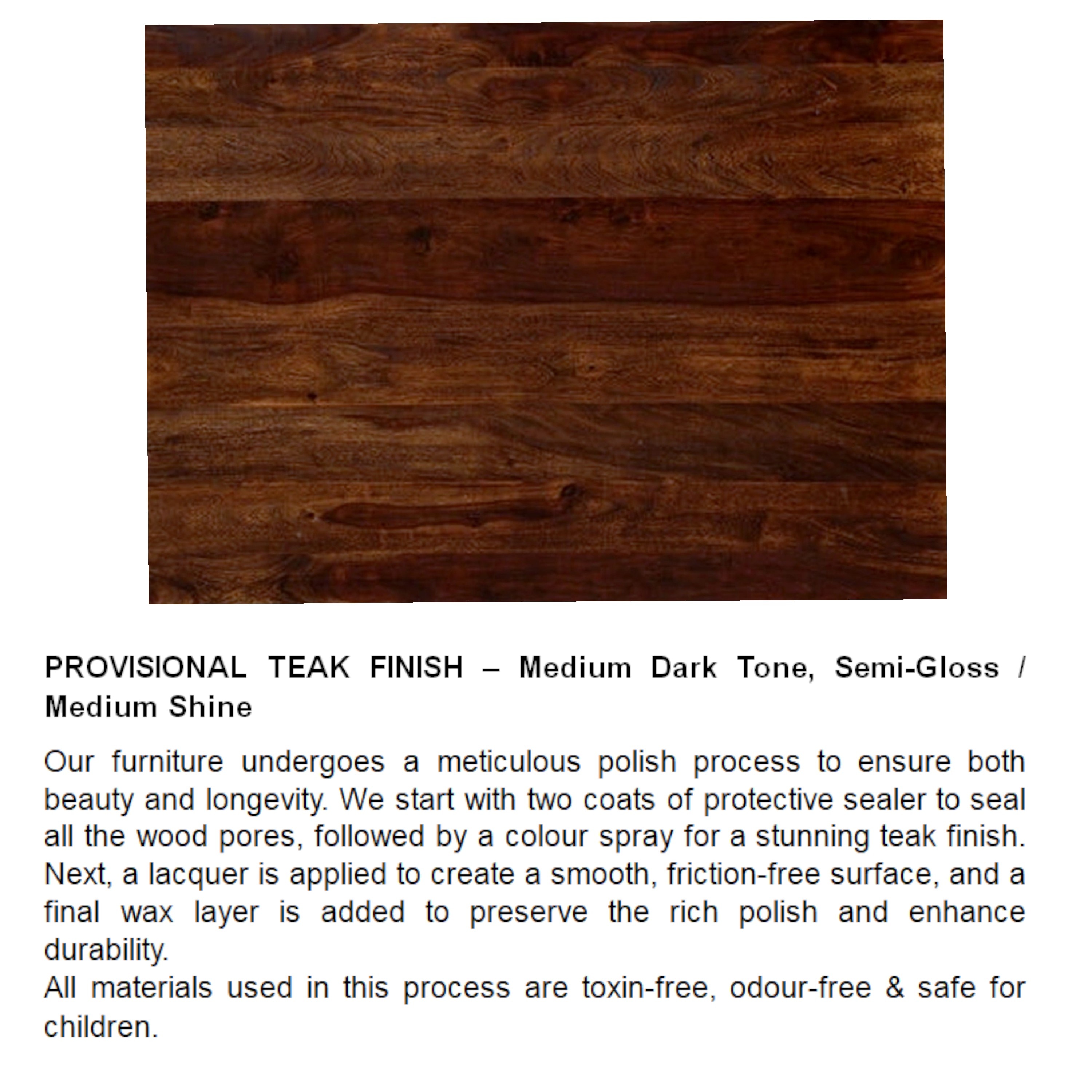 Dayton Sheesham Wood Study Computer Table In Provisional Teak Finish