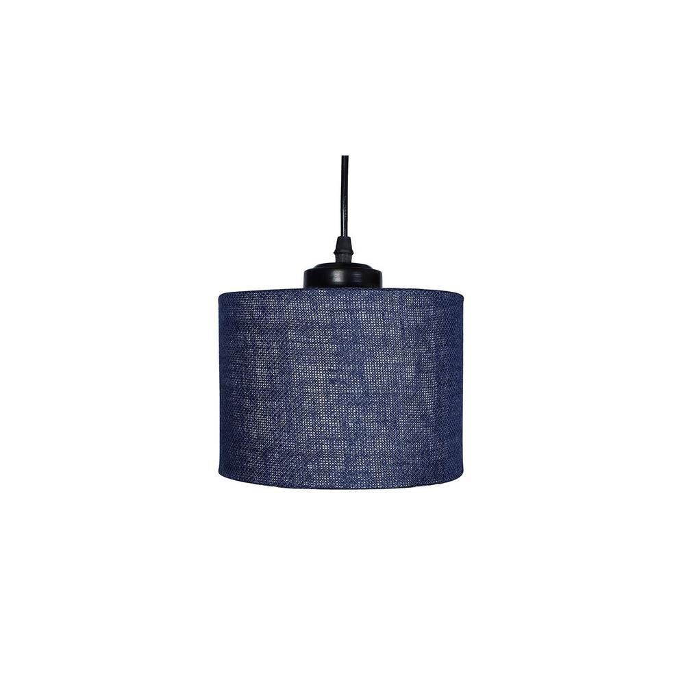 Johnathan Blue Natural Fiber Cluster Hanging Light