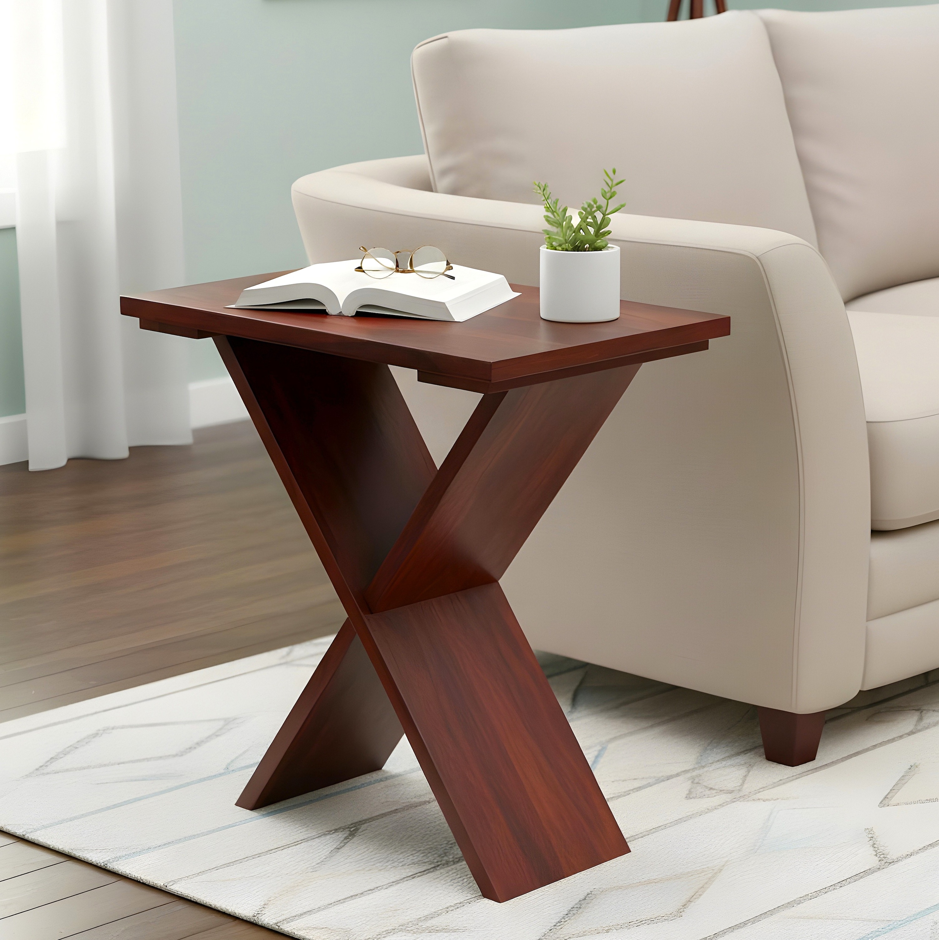 Ikiriya Sheesham Wood Contemporary Coffee Table in Honey Finish