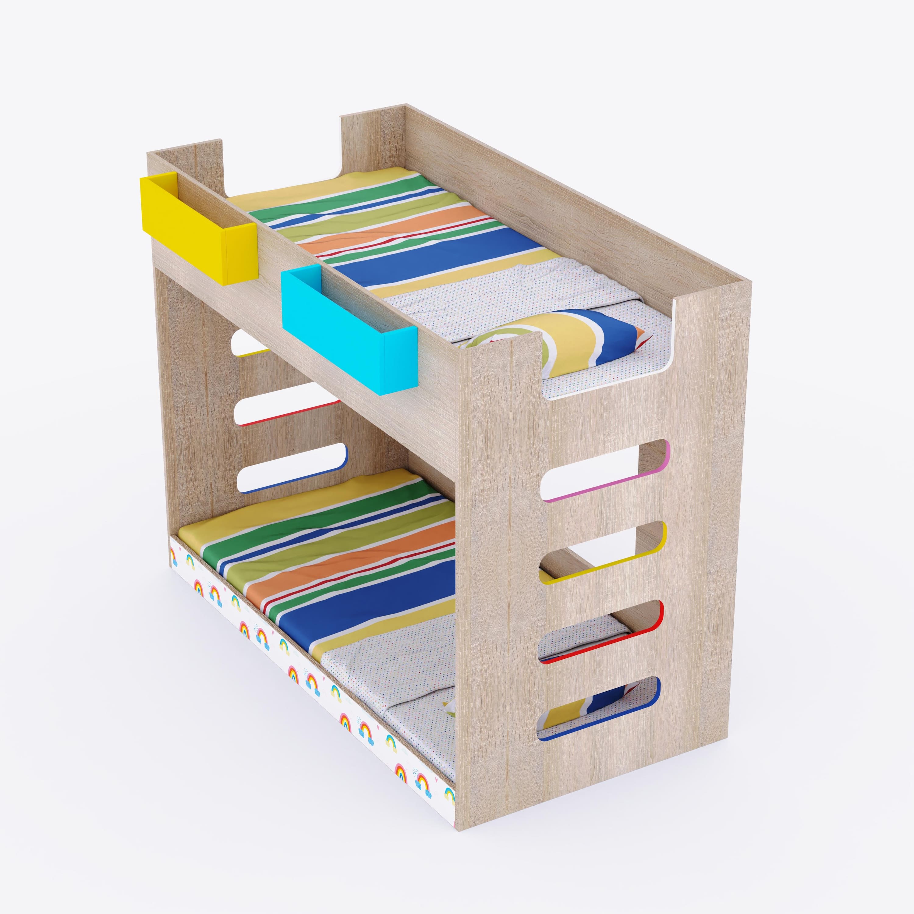 Sleep Over Bunk Bed In Oak Colour