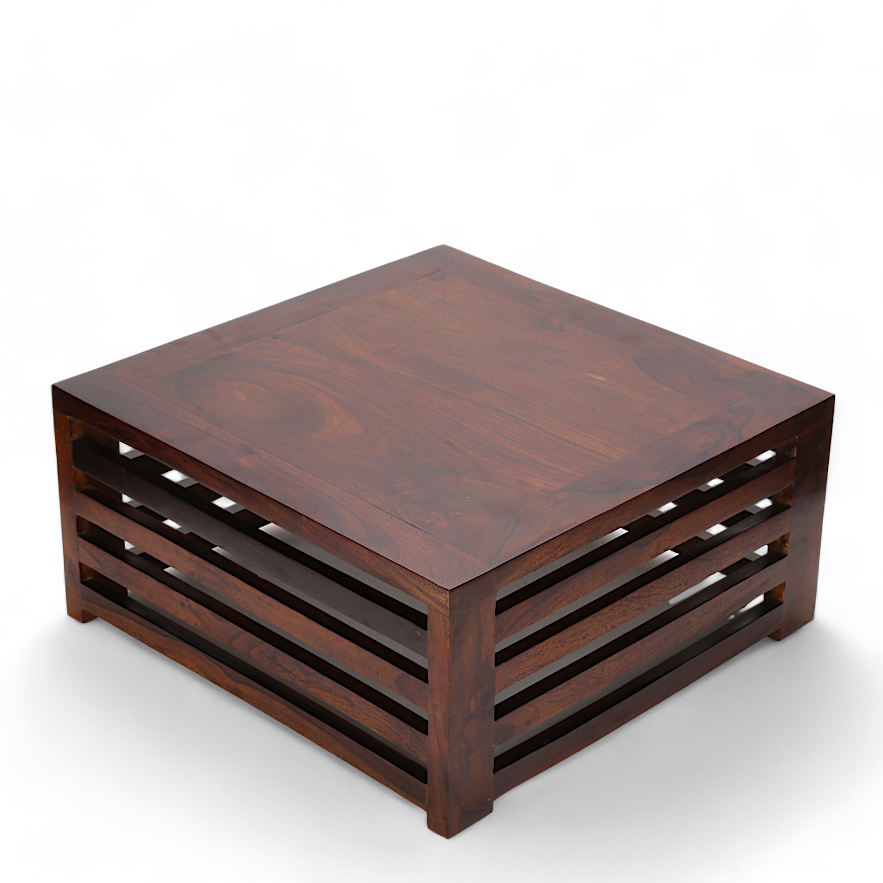 Kingsville Sheesham Wood Coffee Table In Dark Walnut Finish