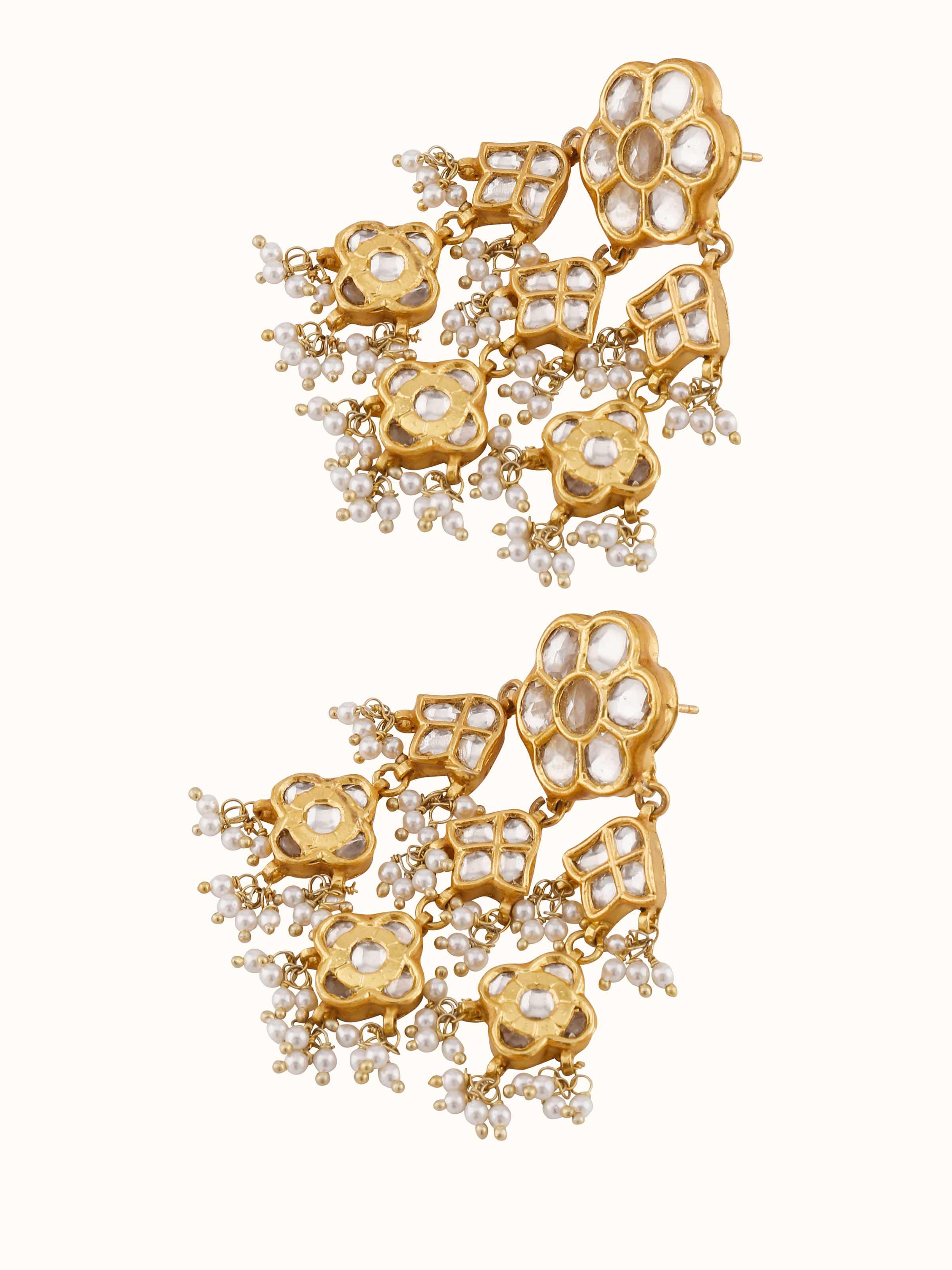 Silver Smithing Drops Earrings