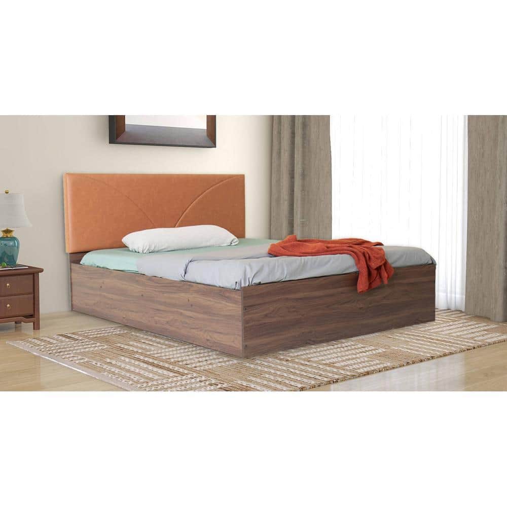 Tada Bed With Premium Leatherette Fabric And Box Storage Queen Bed