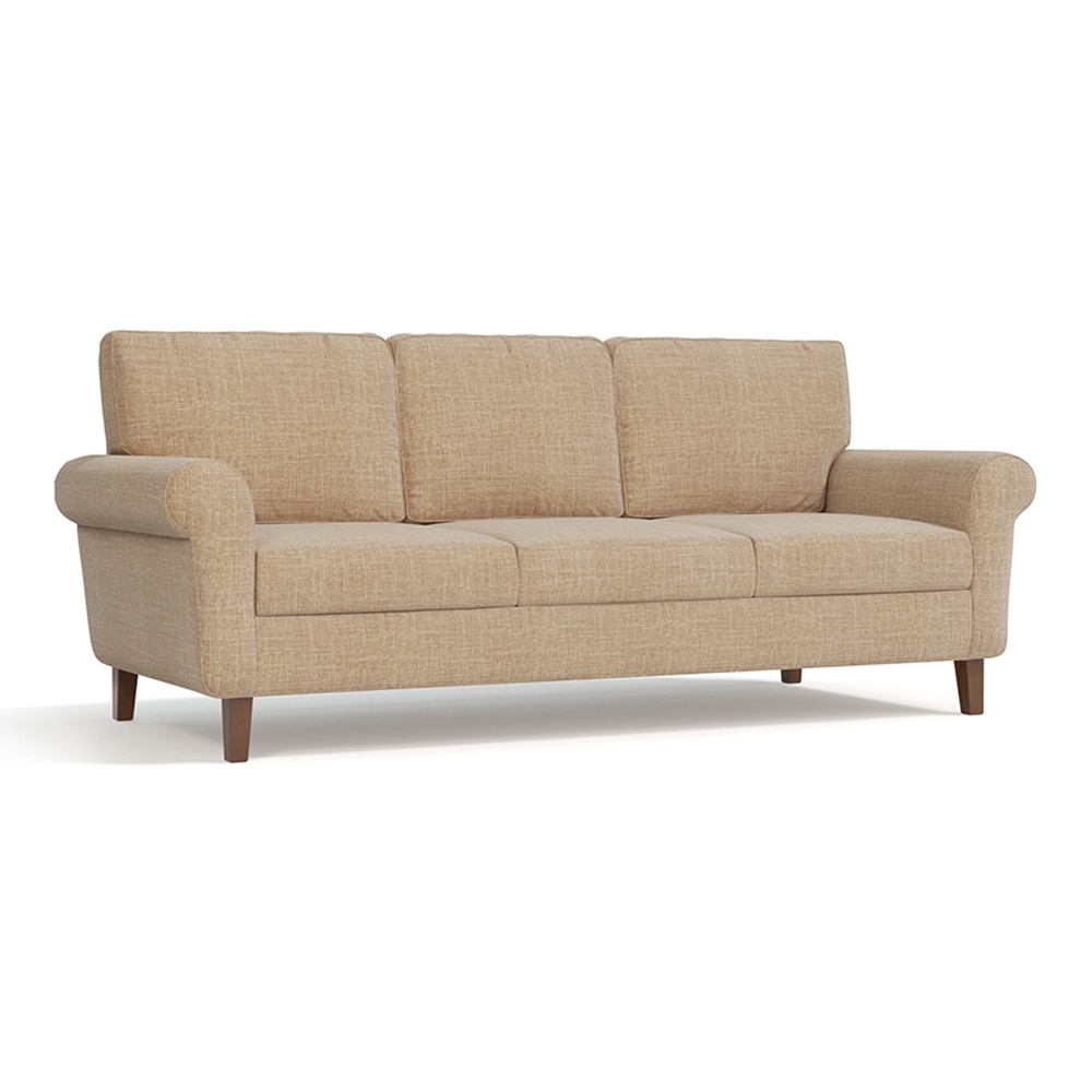 Oxford Sofa (Colour : Sandshell Beige, Cushion : Hard, Seater : 3+2+1)