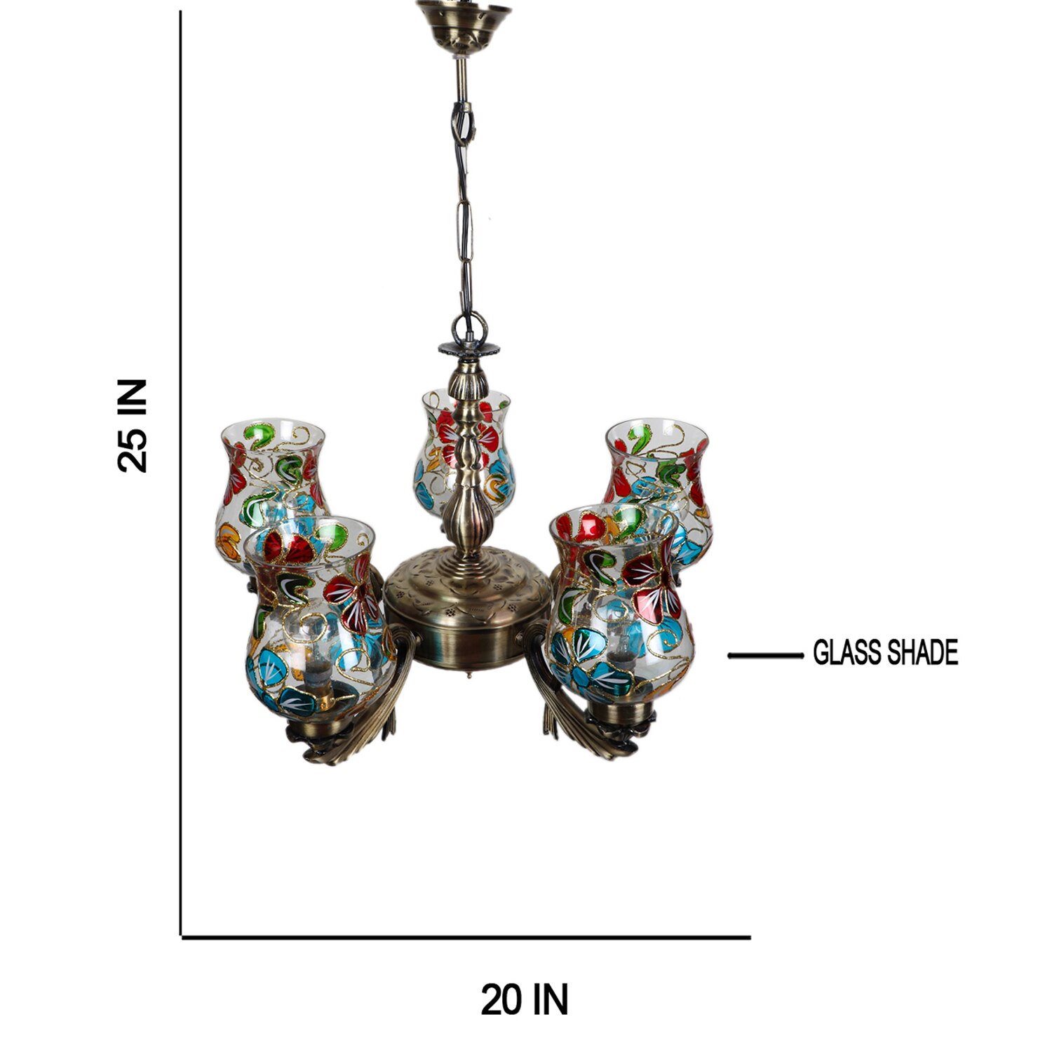 Devansh Gold Antique Wall Mounted Lamp With Off-White Cotton Shade