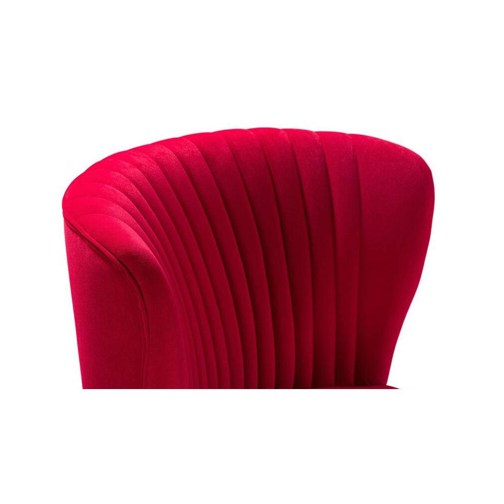 Fission Accent Chair in Red Colour