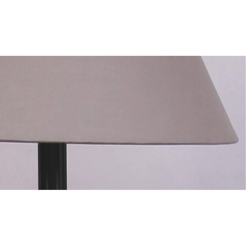 Jagger Grey Cotton Conical Designer Iron Floor Lamp for Home Decor