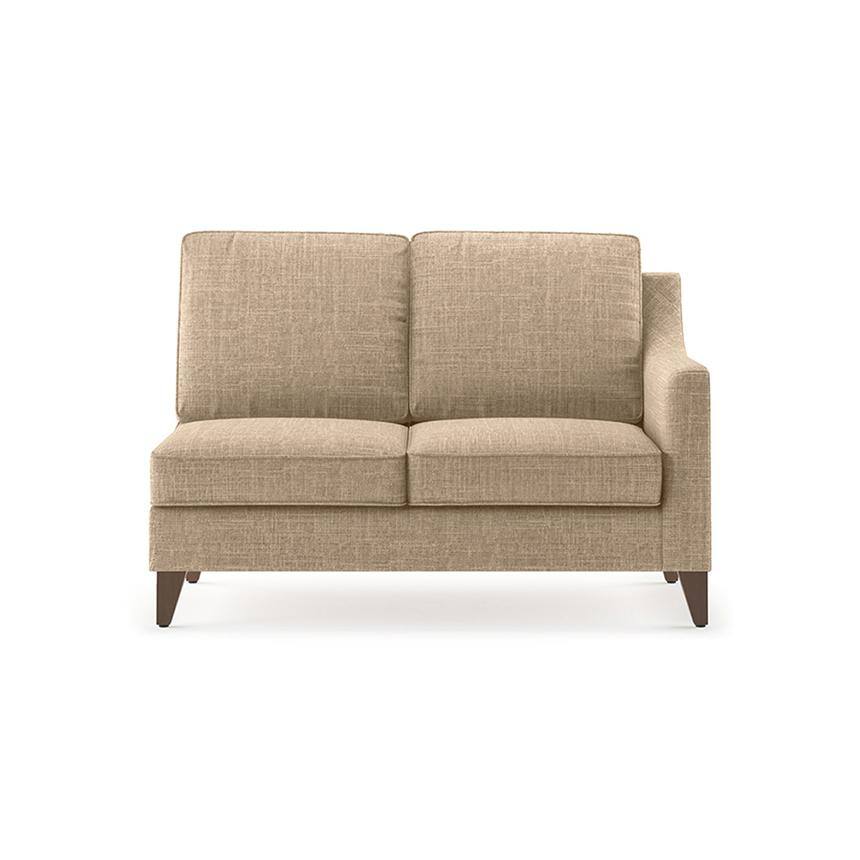 Abbey Sectional Sofa (Colour : Sandshell Beige, Cushion : Hard, Seater : Left Aligned 2 Seater + Left Aligned Chaise)