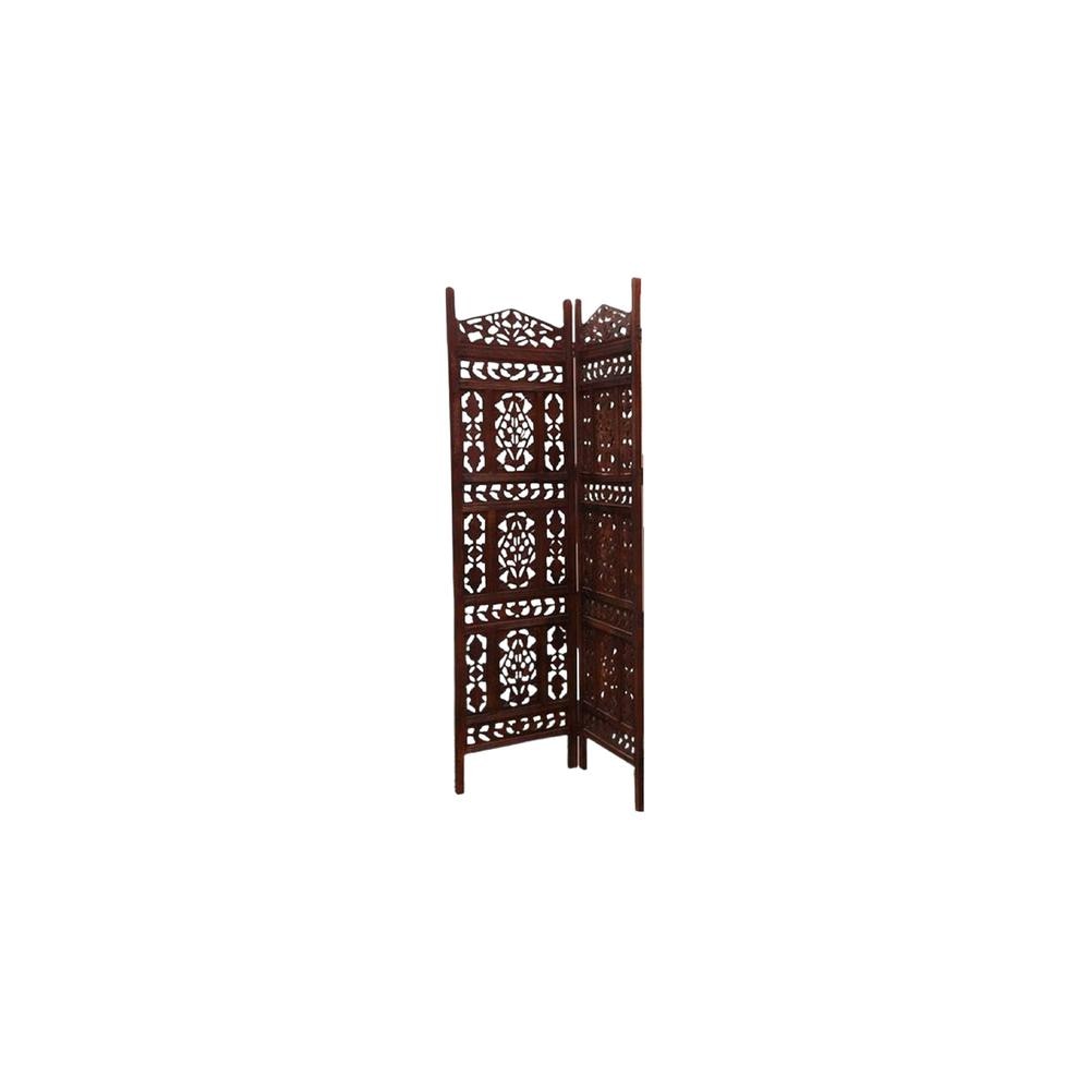 Zehra Solid Wood 4 Panel Room Divider