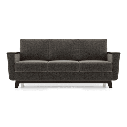 Corby Premium 3 Seater Fabric Sofa in Smoke Colour