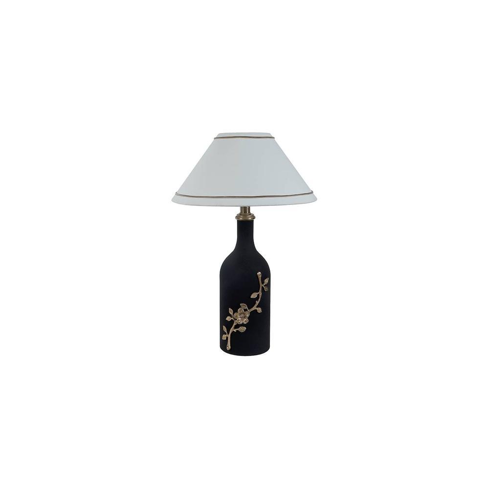 Fredo White Cotton Shade Table Lamp