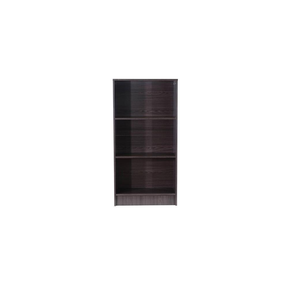 Hayao 3 Tier Book Shelf in Wenge Finish