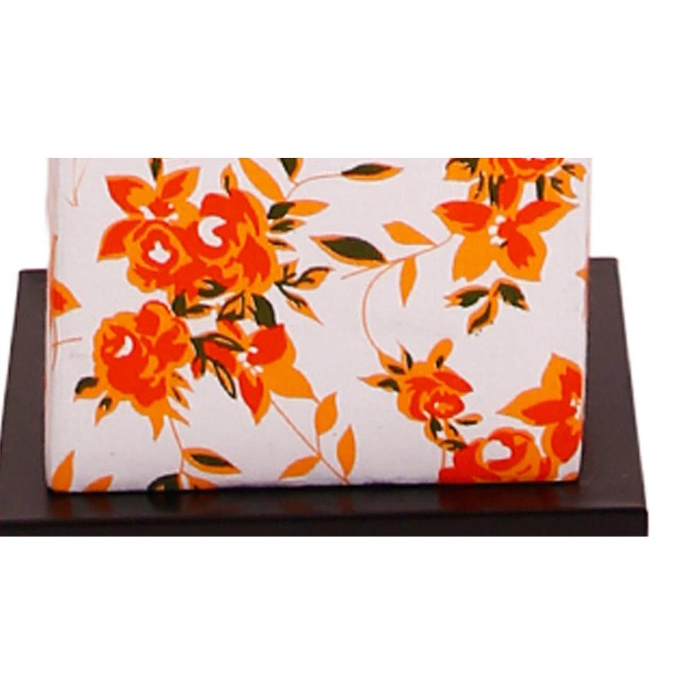 Warren Multicolour Cotton Shade Floor Lamp