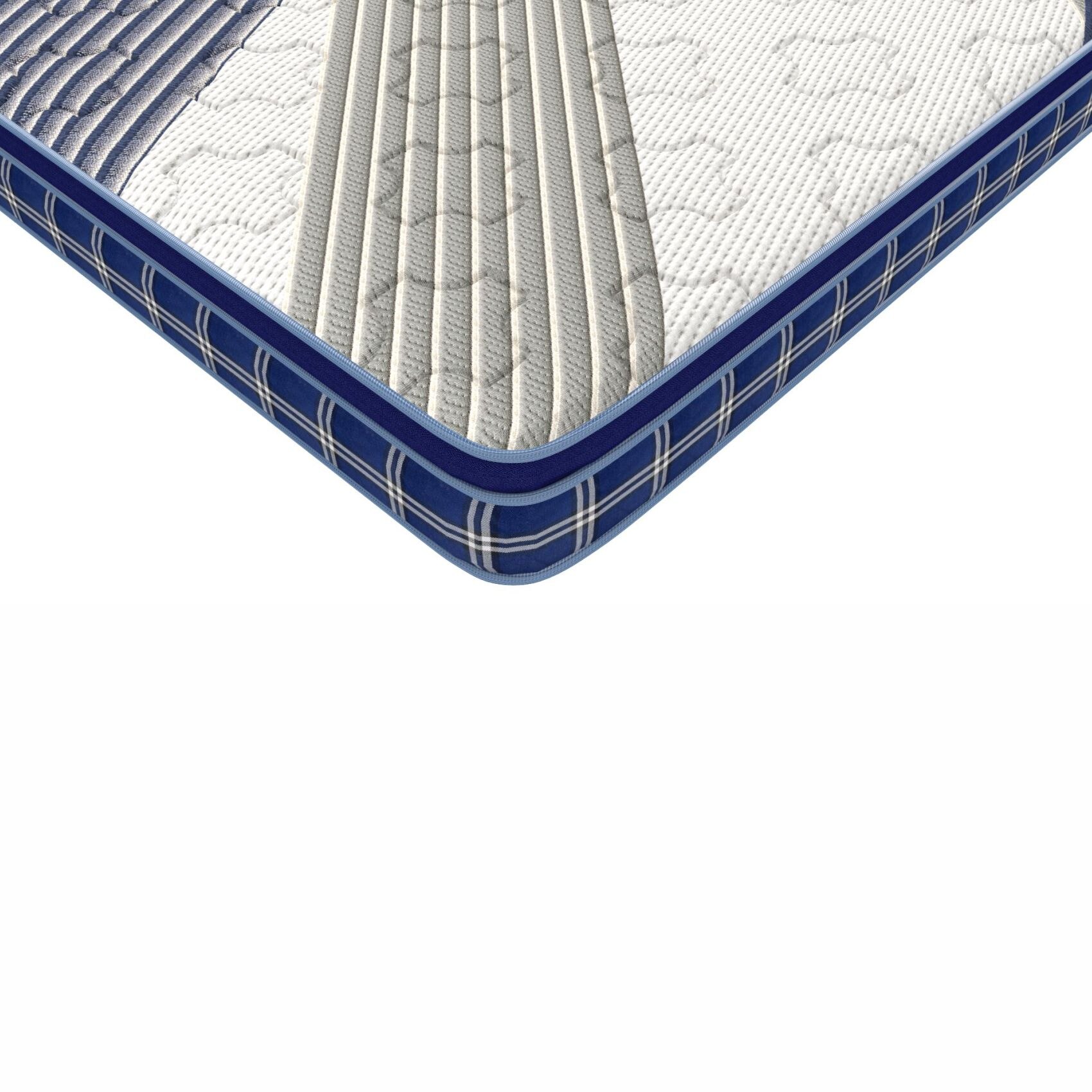 Calm Pillow Top With ISPT Technology 6 Inch Single Size Bonnell Spring Mattress (75X42 Inches), Ortho Spring Support, SoftRelax Comfort, with Cool Gel Foam