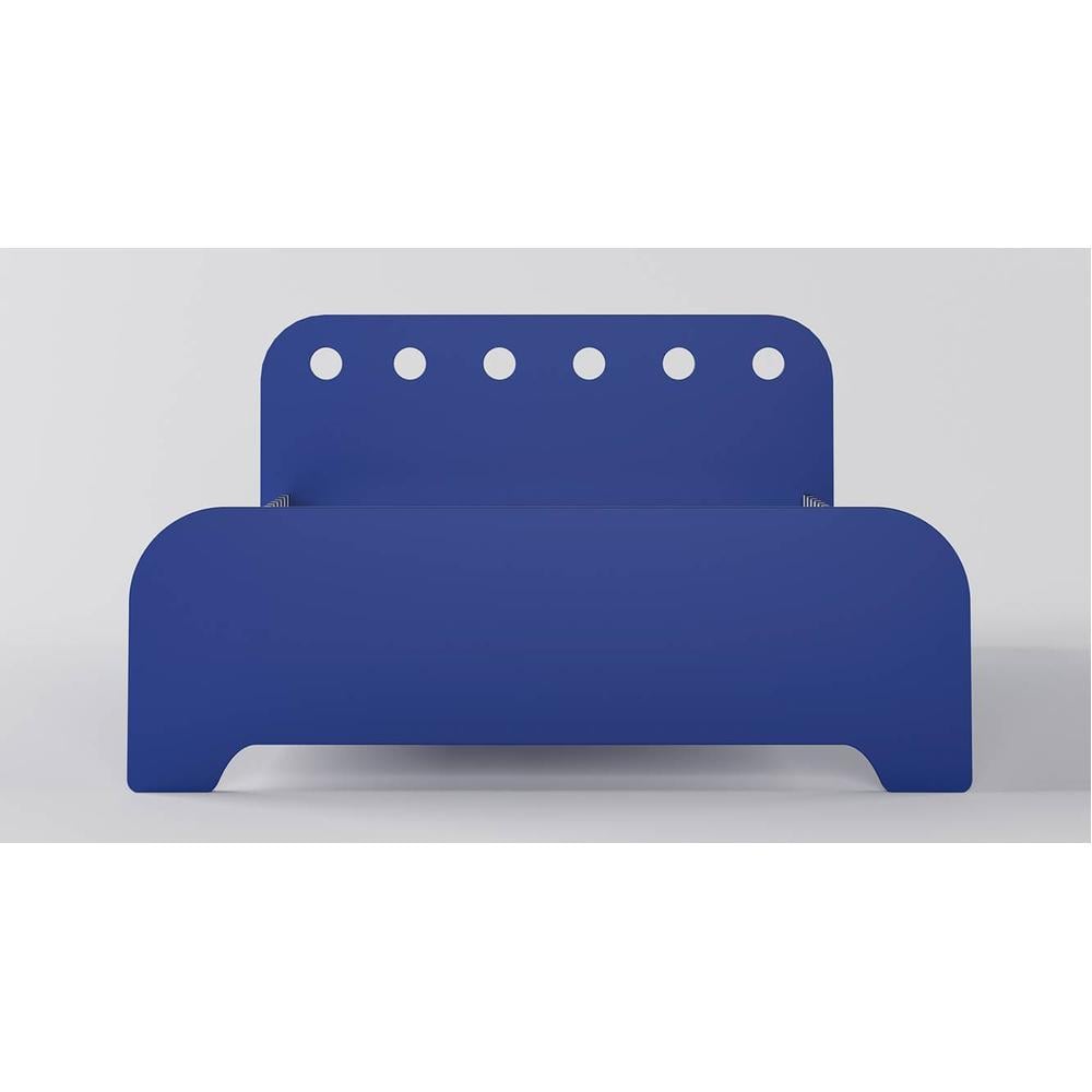Muppets Engineered Wood Bed in Electric Blue Colour