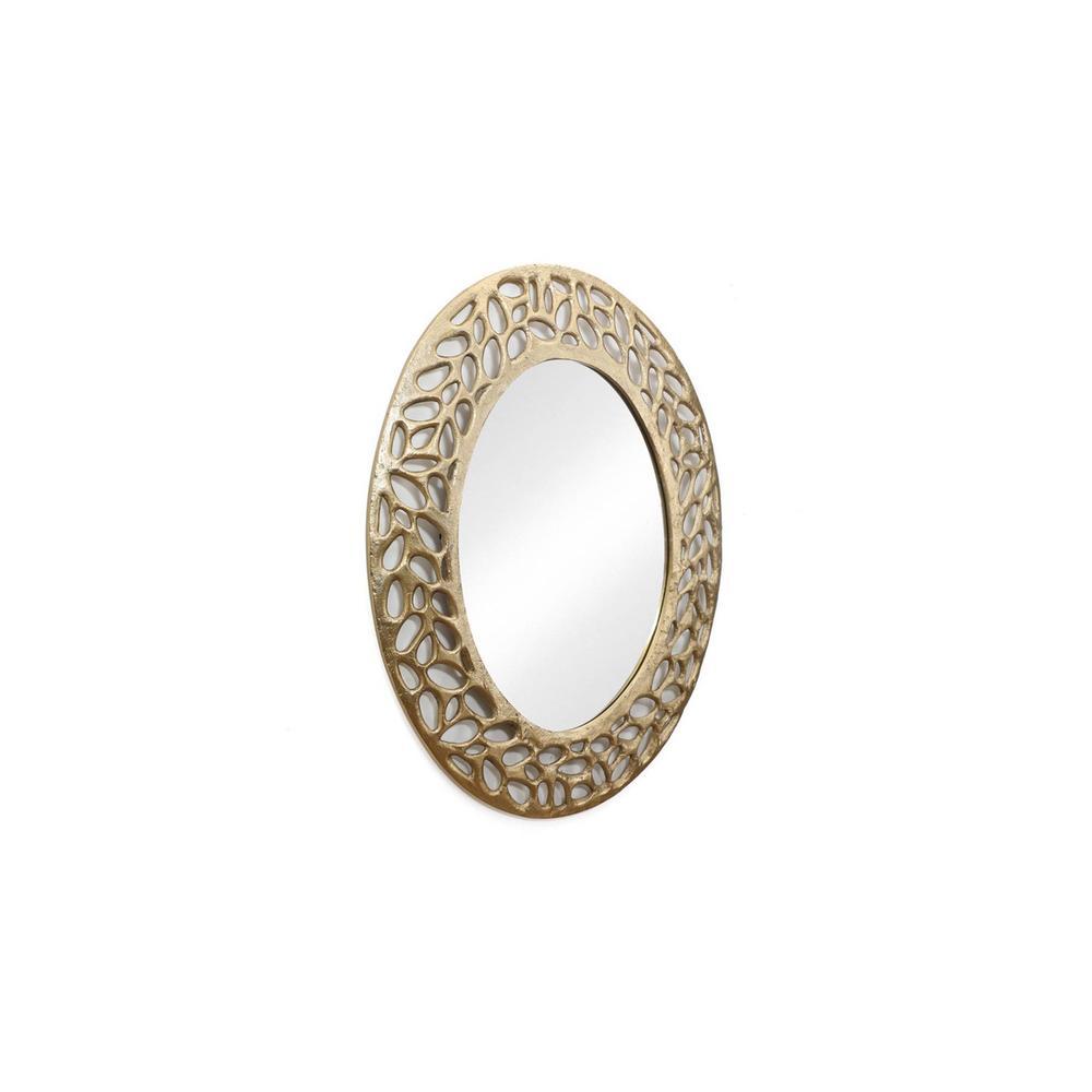 Modern Copper Stainless Mirror in gold