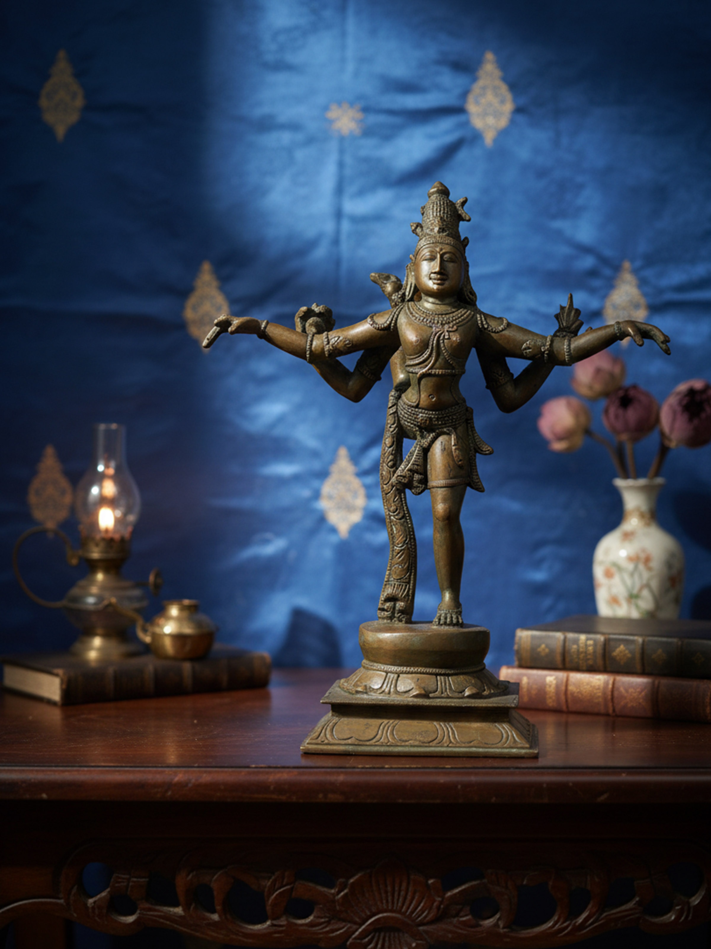 Bronze Cast Viruchiga Thandavam Idol