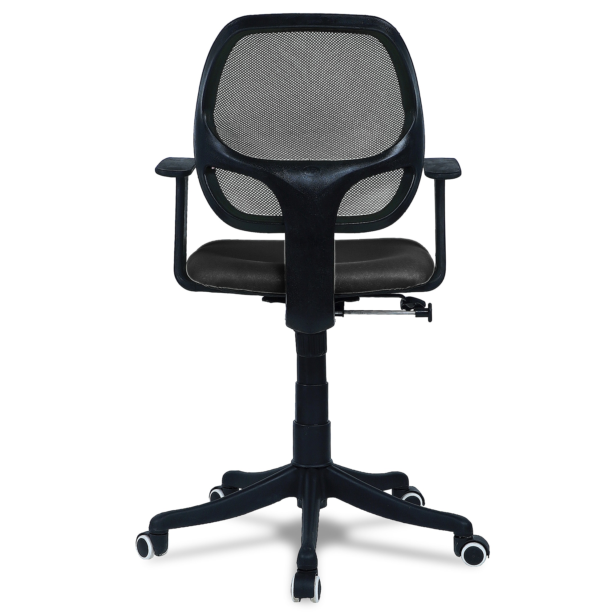 Jaazza Low Back Ergonomic Chair in Black Colour