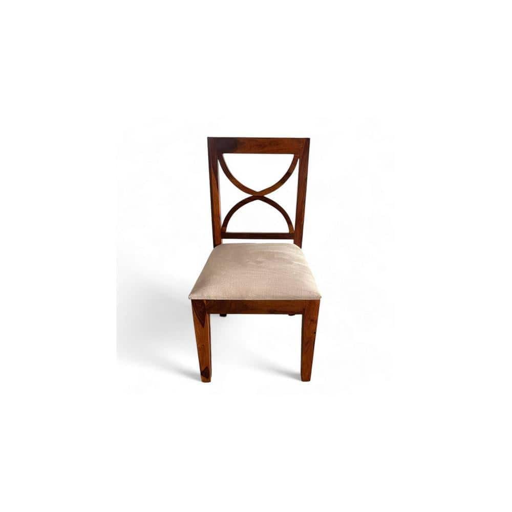 Oakmont Sheesham Wood Accent 4 Seater Dining Table Set