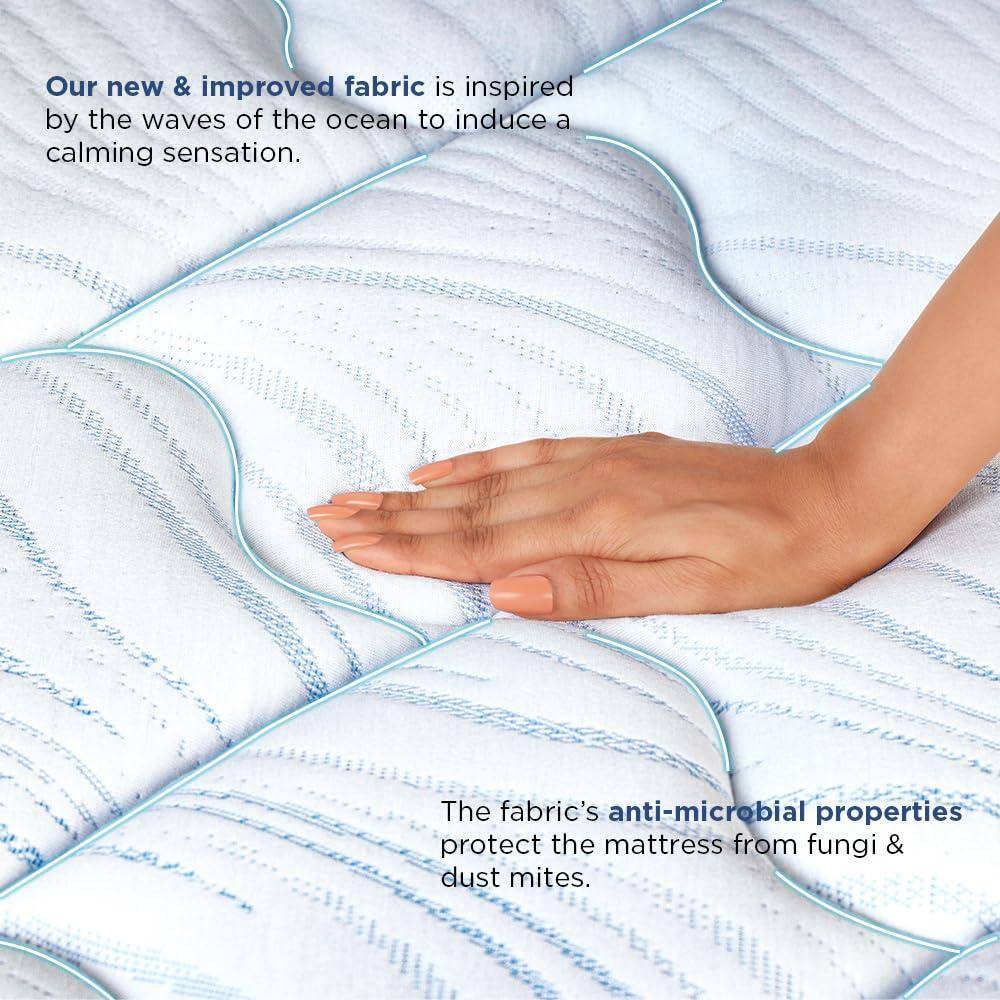 Strength - Doctor Recommended 5 Zone Dual Density Orthopedic Support layer High Density Coir Memory Foam Mattress (75 x 70 in, 7 Inches)