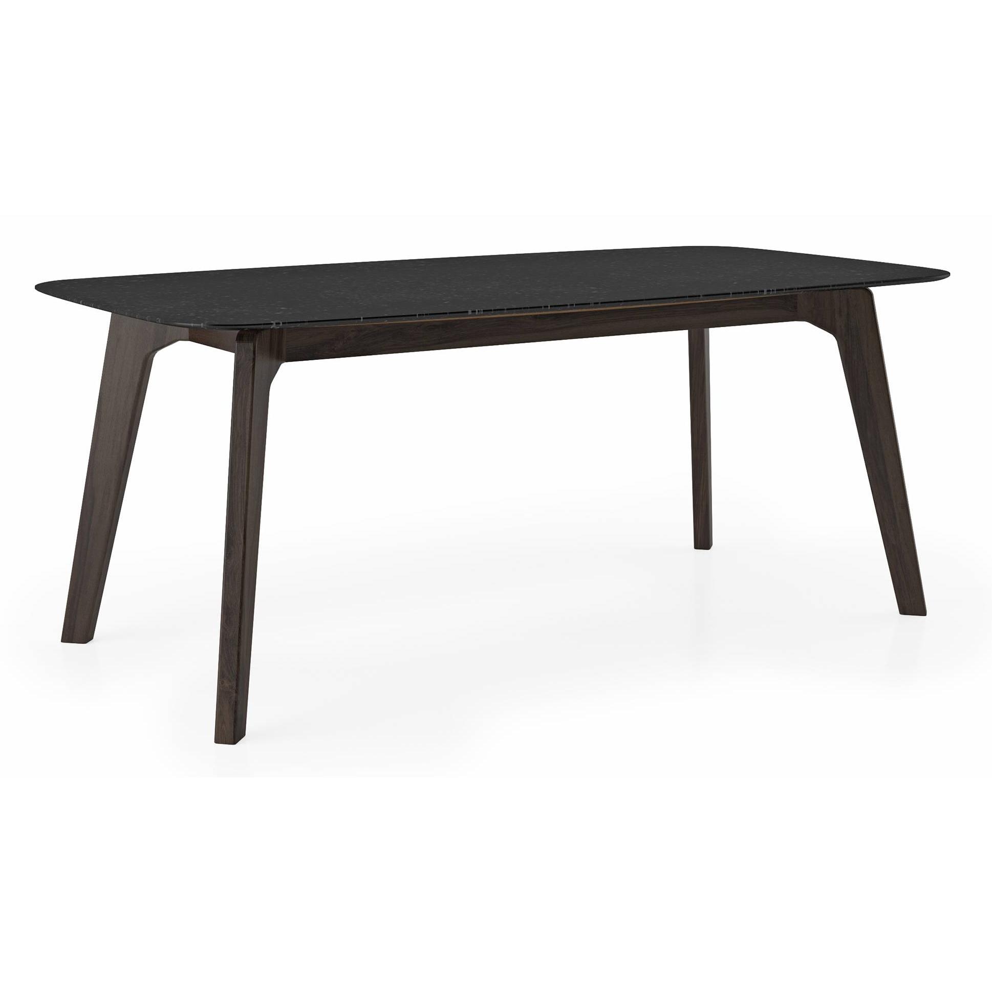 Galaxy 6 Seater Dining Table In American Walnut Finish