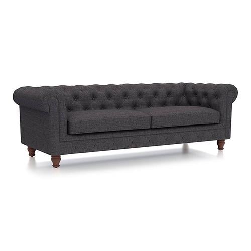 Winchester Essential 3 Seater Fabric Sofa in Steel Colour