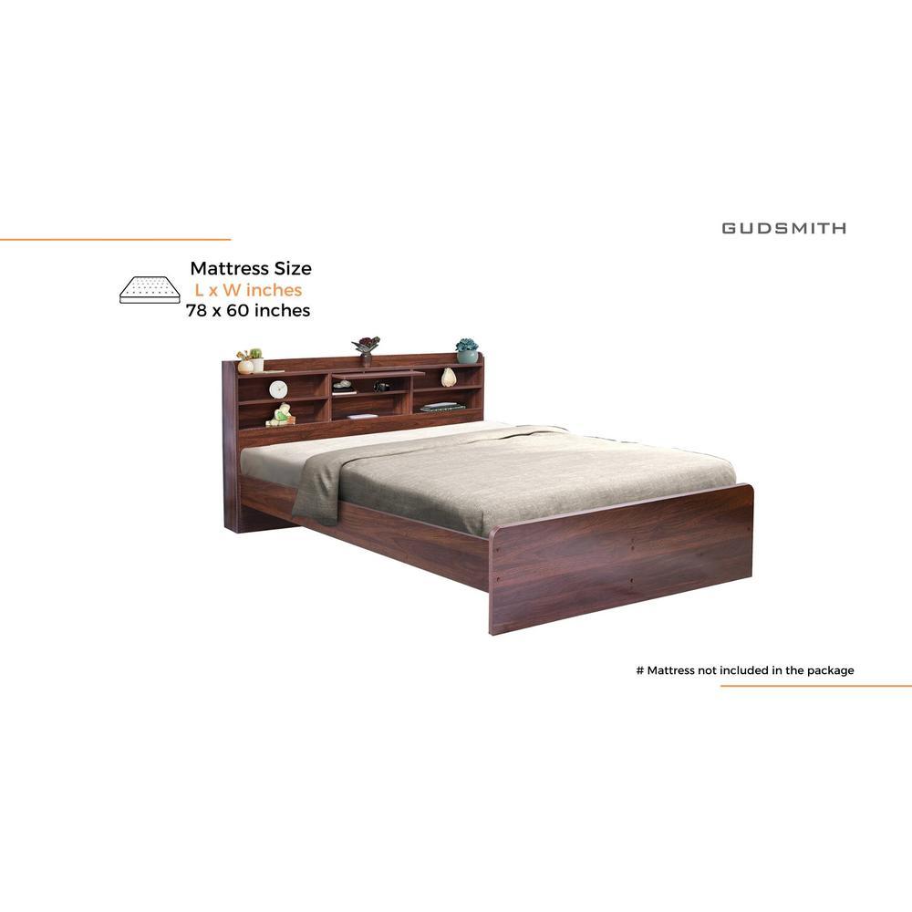Merkel Engineered Wood Drawer Storage Bed