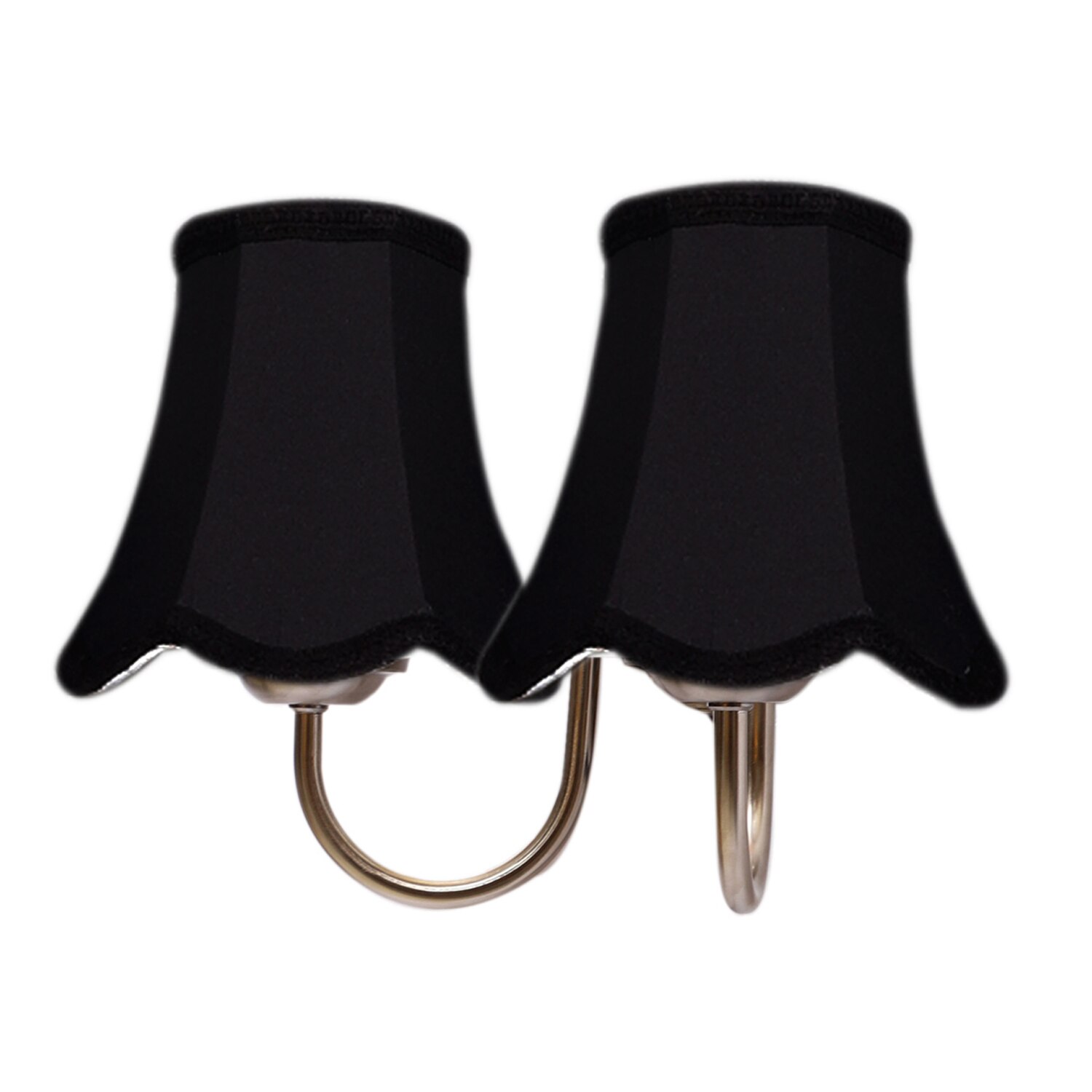 Devansh Dual Steel Metal  Wallmounted Lamp With Cotton Steel Metal  Shade