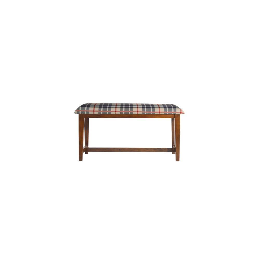 Elvino Solid Wood Bench In Provincial Teak Finish